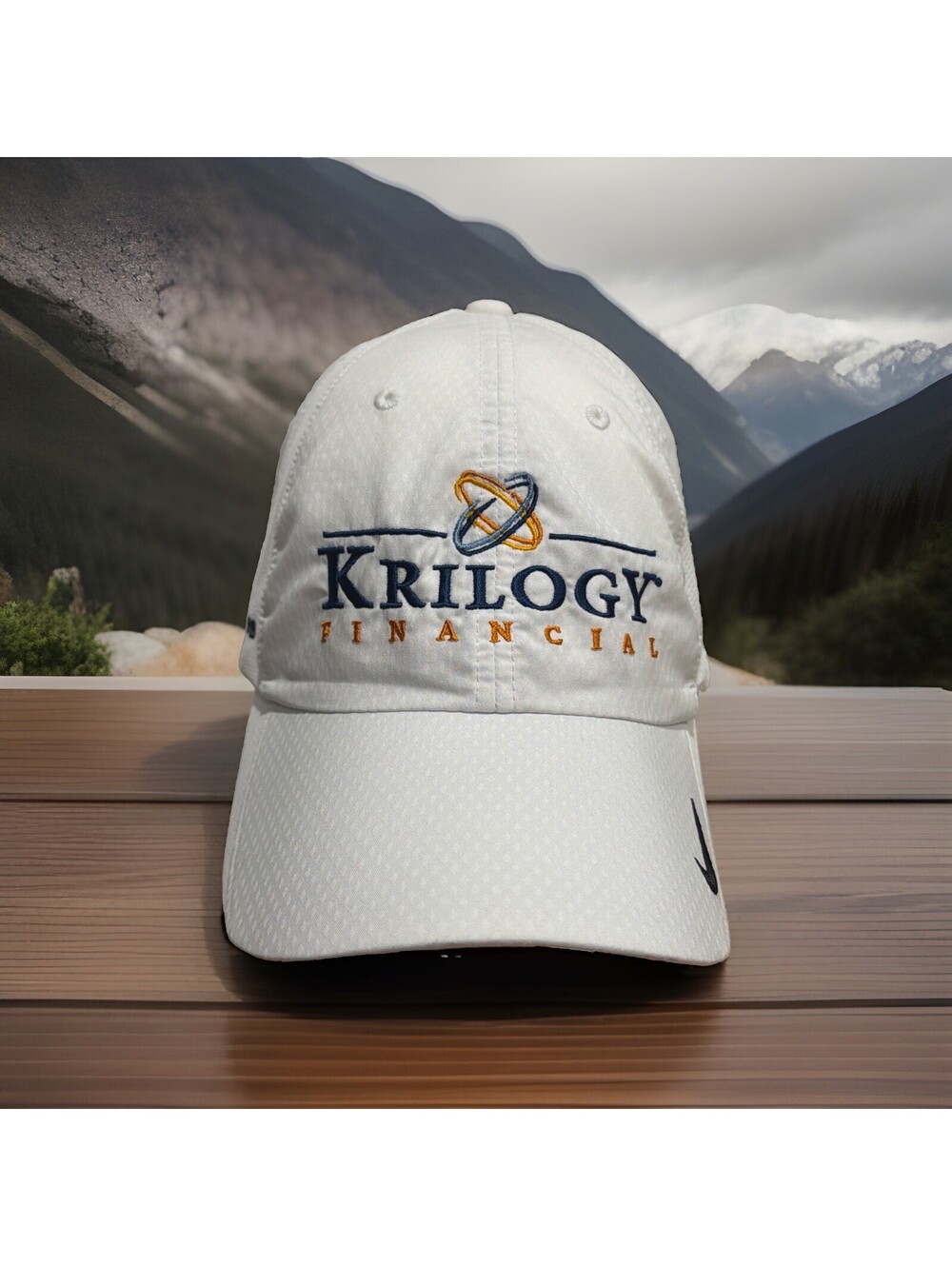 Nike Golf Jogging Hat Krilogy Financial Punta Cana 2018 White Baseball Cap